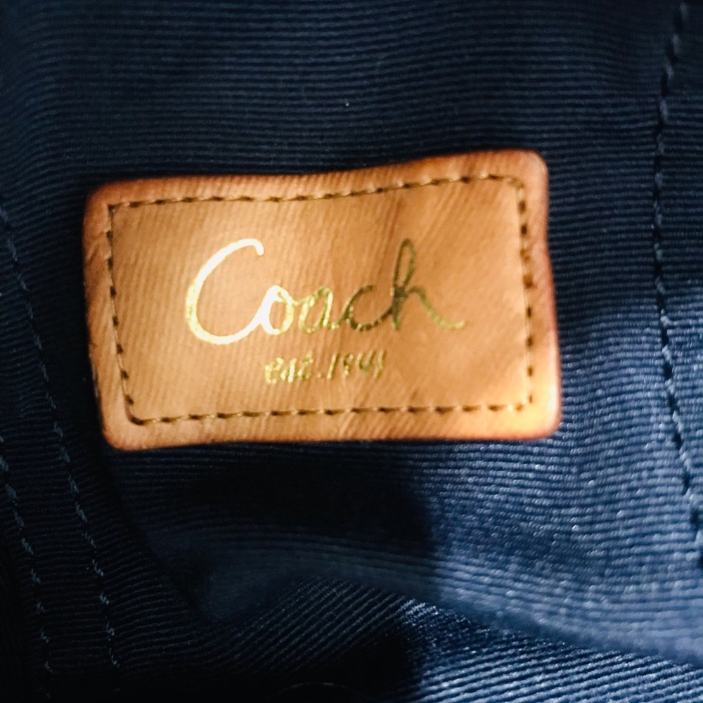 Coach-Denim Patchwork Floppy Hat - image 4